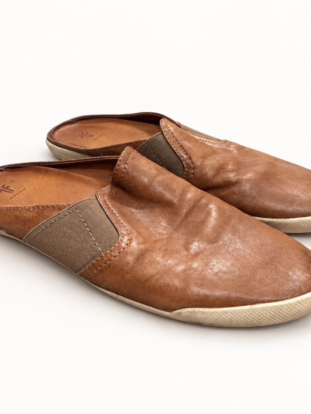 Women’s Frye Slip-On Mule Sneakers in Brown